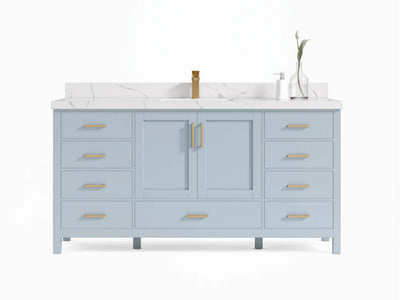 Malibu 72 in. W x 22 in. D Single Sink Bathroom Vanity