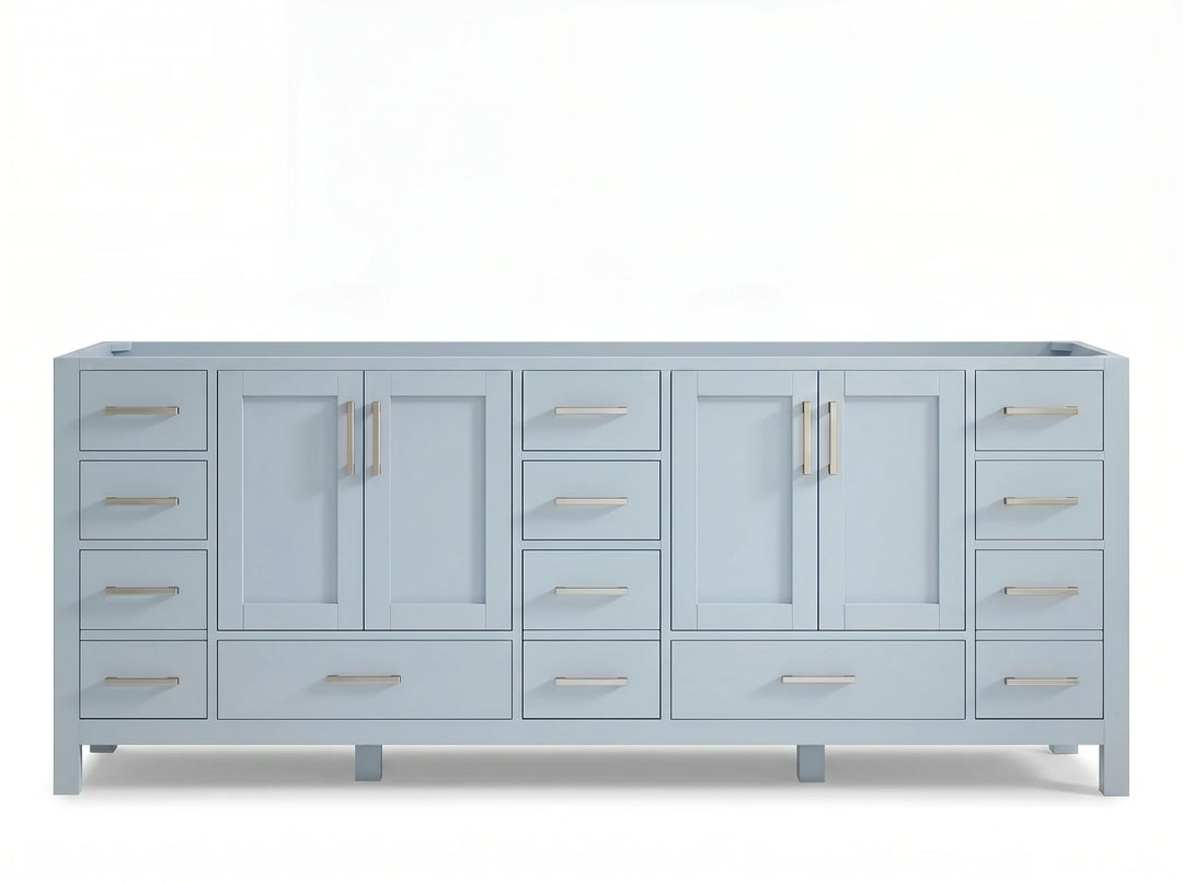 Malibu 84 in. W x 22 in. D Double Sink Bathroom Vanity | 
              
                Blue Heather
                
                  
             - MLB-CAB-BLU-83 - photo №28