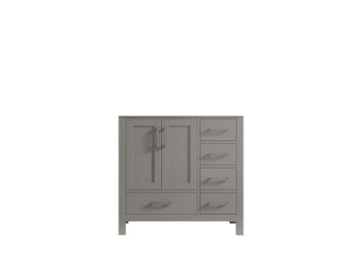 Malibu 36 in. W x 22 in. D Left Offset Sink Bathroom Vanity