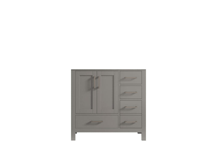 Malibu 36 in. W x 22 in. D Bathroom Vanity Center Sink - photo 6