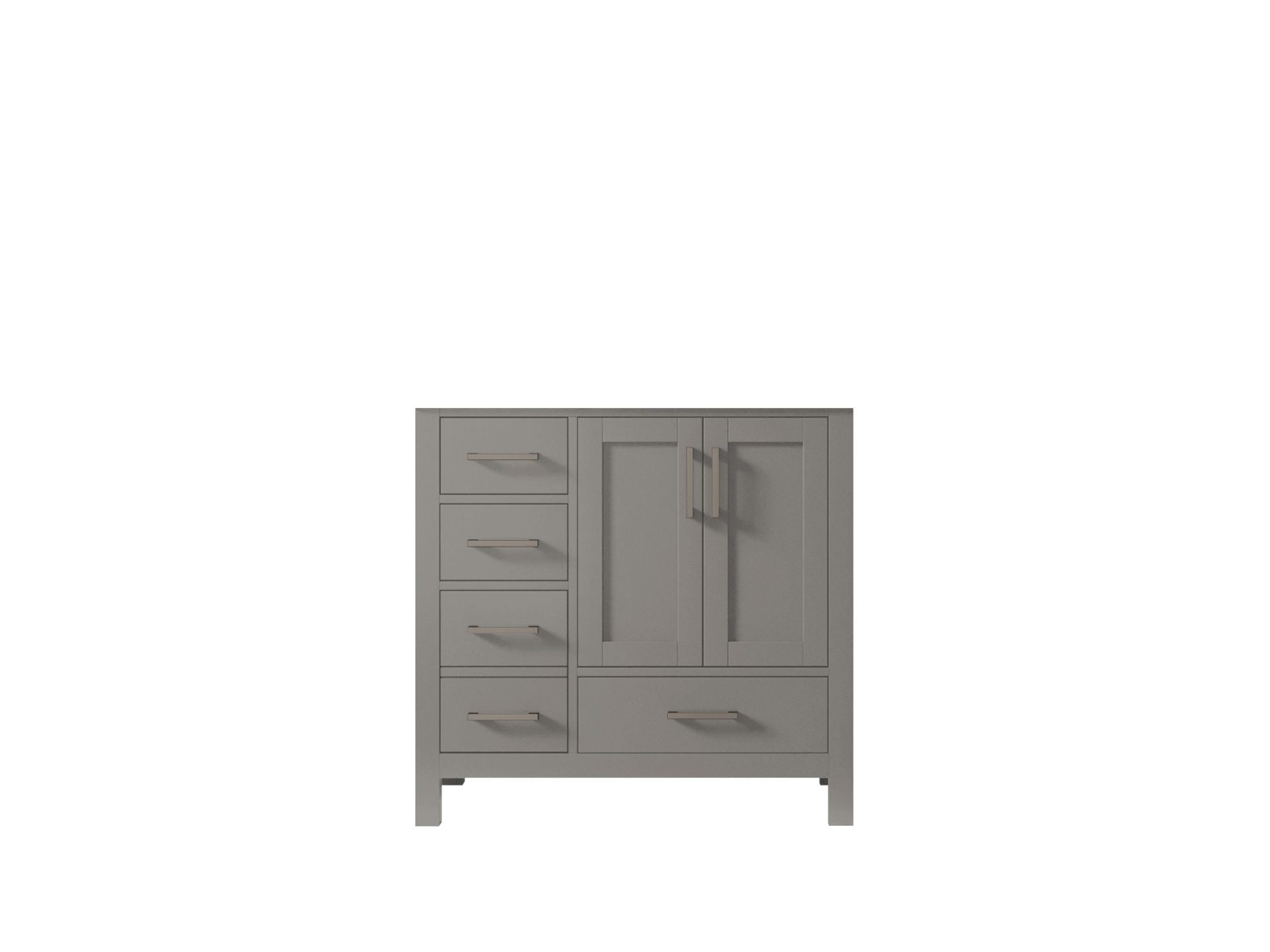Malibu 36 in. W x 22 in. D Right Offset Sink Bathroom Vanity