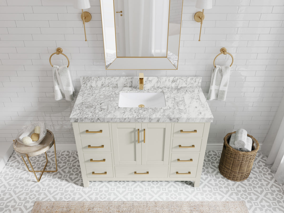 Malibu 48 in. W x 22 in. D Single Sink Bathroom Vanity