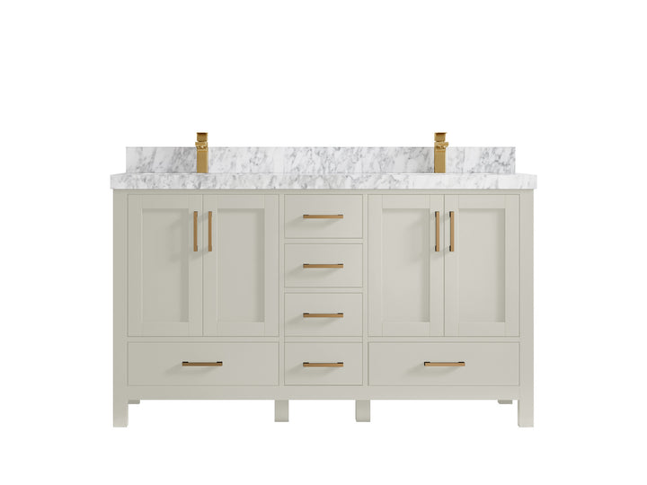 Malibu 60 in. W x 22 in. D Double Sink Bathroom Vanity - photo 11
