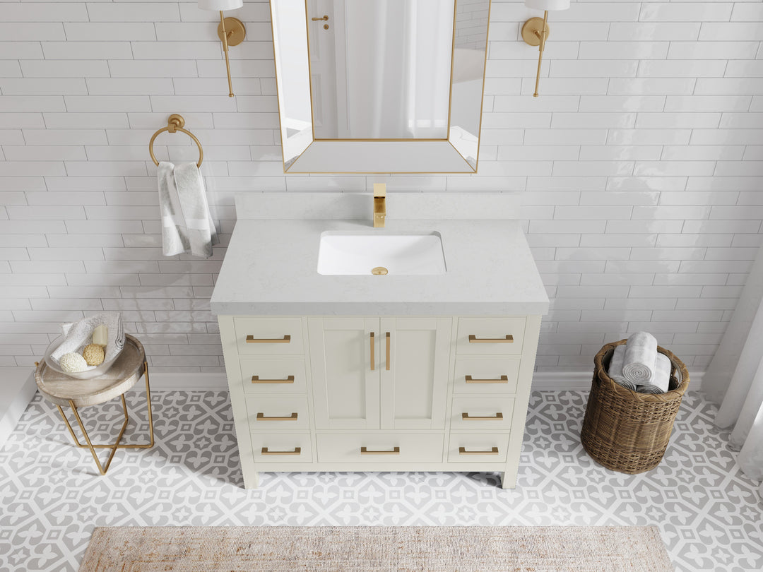 Malibu 42 in. W x 22 in. D Single Sink Bathroom Vanity