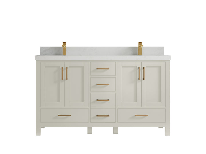 Malibu 60 in. W x 22 in. D Double Sink Bathroom Vanity - photo 13
