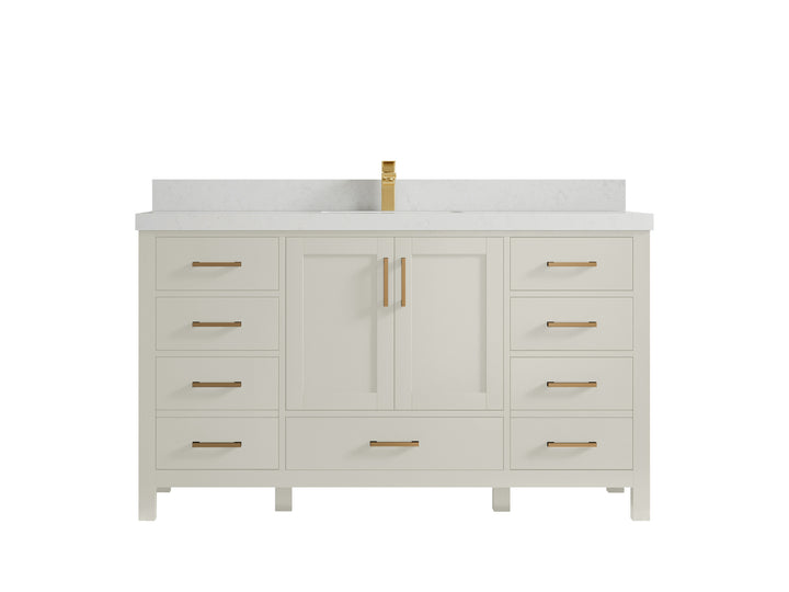 Malibu 60 in. W x 22 in. D Single Sink Bathroom Vanity - photo 13