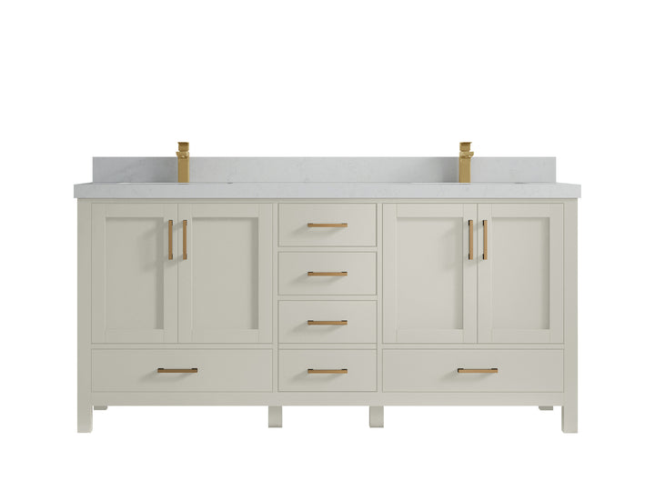 Malibu 72 in. W x 22 in. D Double Sink Bathroom Vanity - photo 13