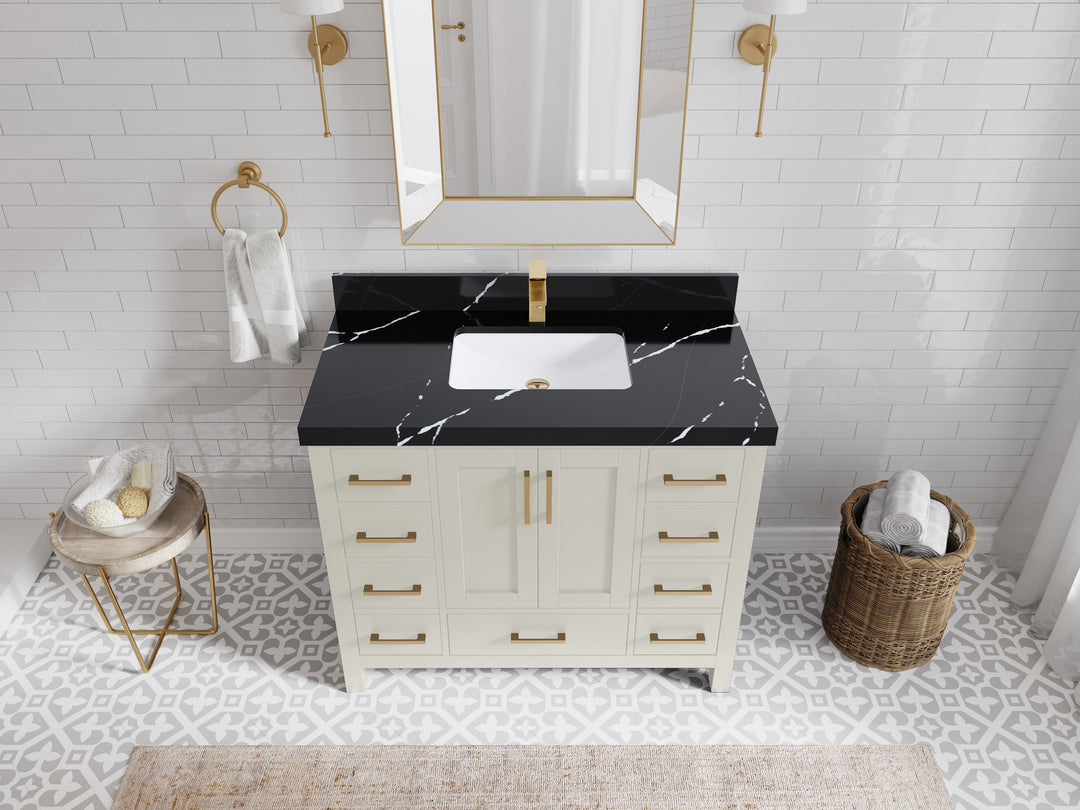 Malibu 42 in. W x 22 in. D Single Sink Bathroom Vanity
