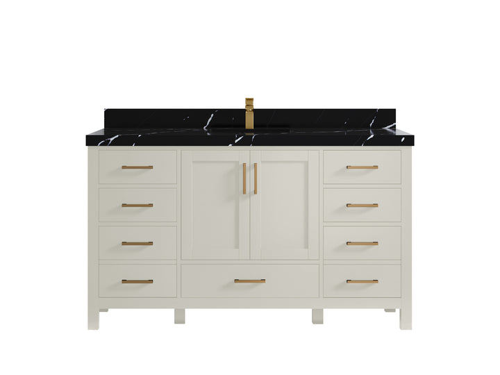 Malibu 60 in. W x 22 in. D Single Sink Bathroom Vanity - photo 9