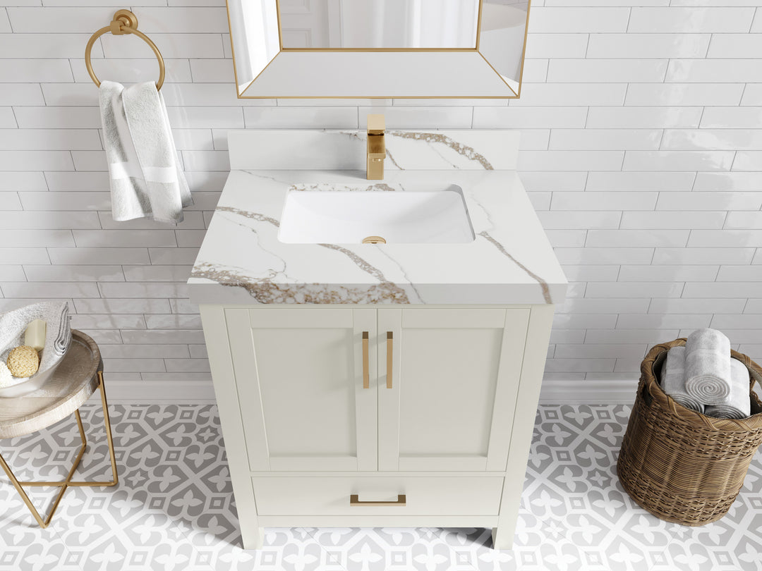 Malibu 30 in. W x 22 in. D Single Sink Bathroom Vanity