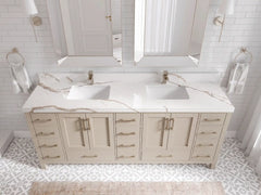 Malibu 80 in. W x 22 in. D Double Sink Bathroom Vanity - photo 13