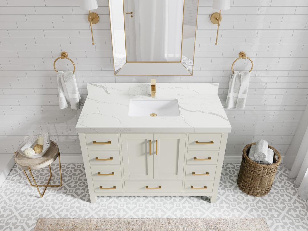 Malibu 48 in. W x 22 in. D Single Sink Bathroom Vanity