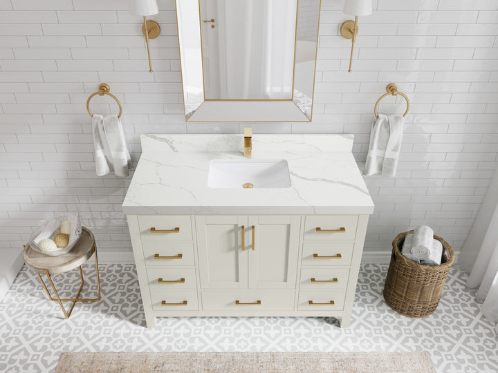 Malibu 48 in. W x 22 in. D Single Sink Bathroom Vanity - photo 16