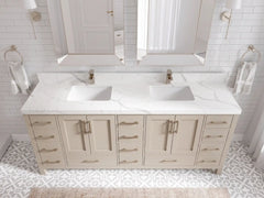 Malibu 80 in. W x 22 in. D Double Sink Bathroom Vanity - photo 9