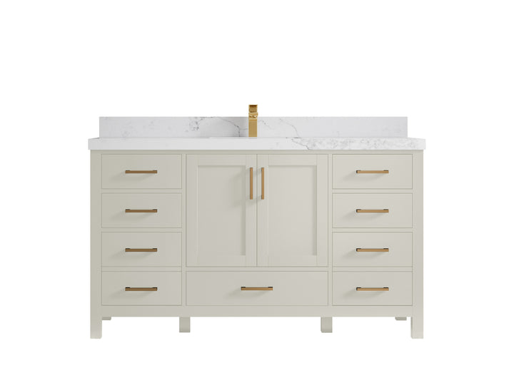 Malibu 60 in. W x 22 in. D Single Sink Bathroom Vanity - photo 19