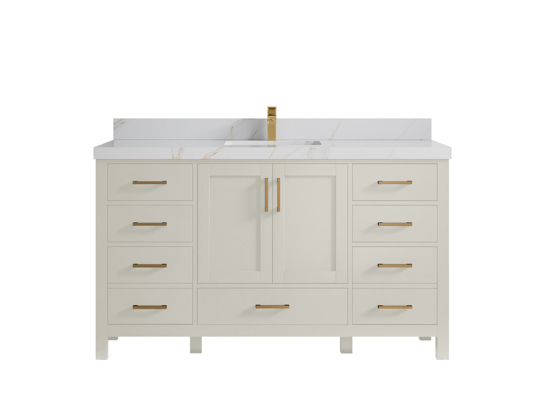 Malibu 60 in. W x 22 in. D Single Sink Bathroom Vanity