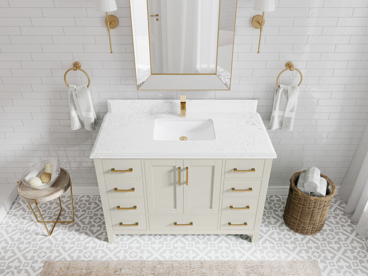 Malibu 48 in. W x 22 in. D Single Sink Bathroom Vanity - photo 24