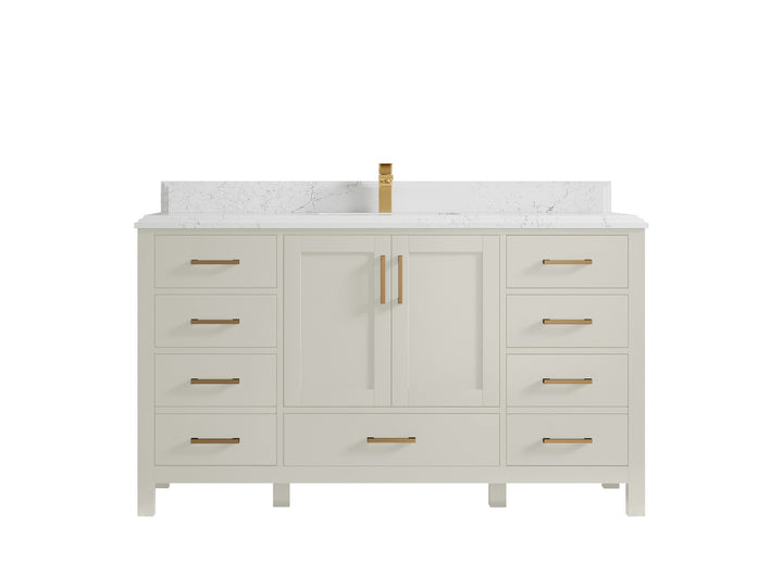 Malibu 60 in. W x 22 in. D Single Sink Bathroom Vanity - photo 25