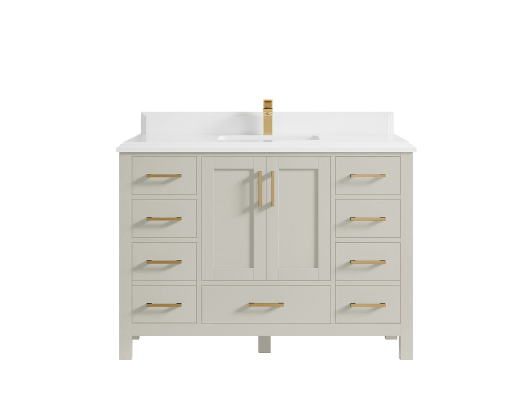 Malibu 48 in. W x 22 in. D Single Sink Bathroom Vanity