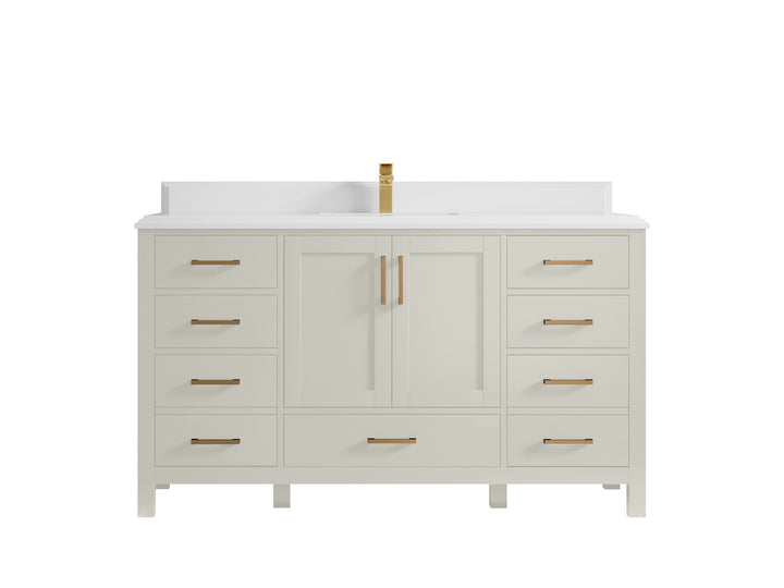 Malibu 60 in. W x 22 in. D Single Sink Bathroom Vanity - photo 27
