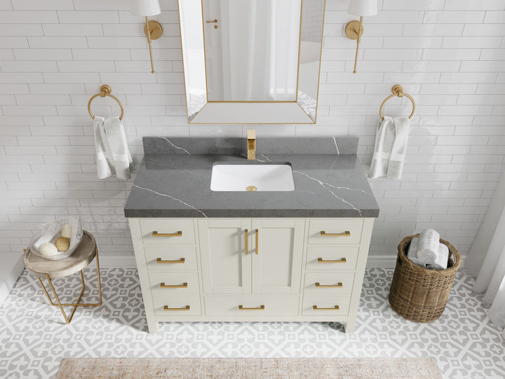Malibu 48 in. W x 22 in. D Single Sink Bathroom Vanity - photo 32