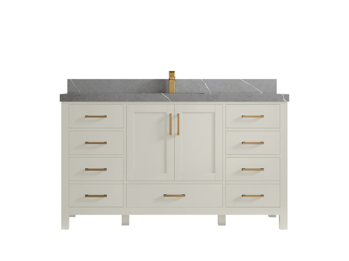 Malibu 60 in. W x 22 in. D Single Sink Bathroom Vanity - photo 33