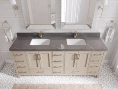 Malibu 80 in. W x 22 in. D Double Sink Bathroom Vanity - photo 16