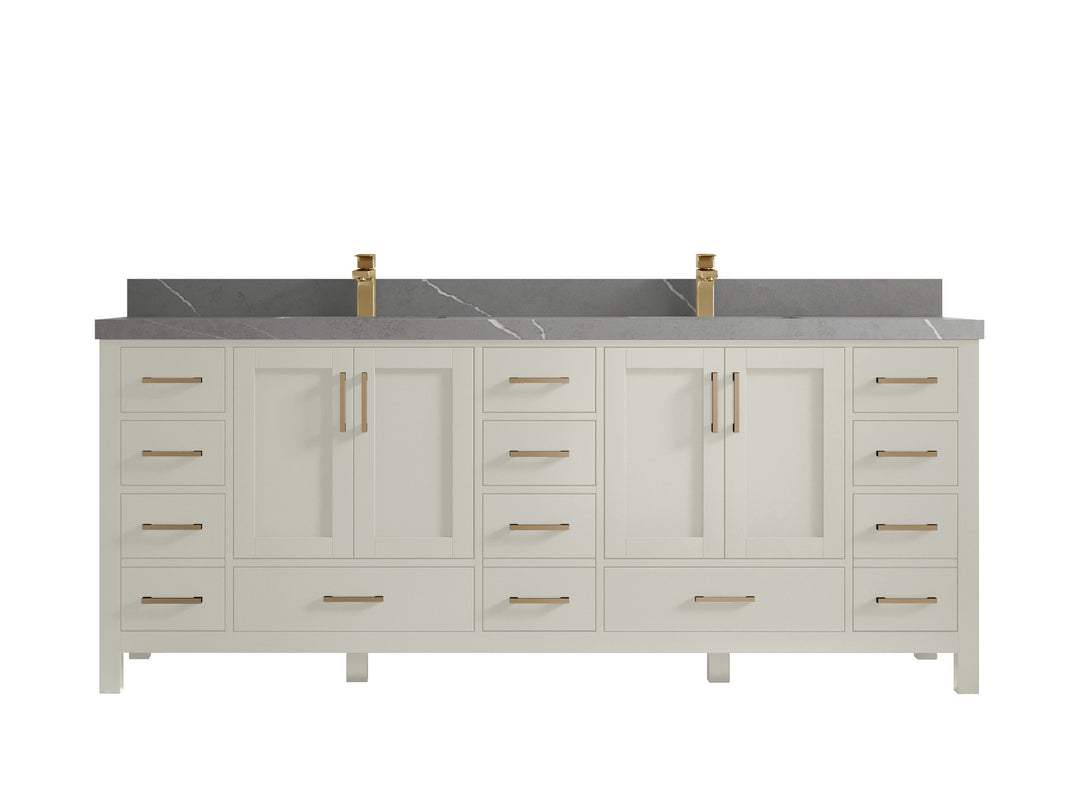 Malibu 84 in. W x 22 in. D Double Sink Bathroom Vanity