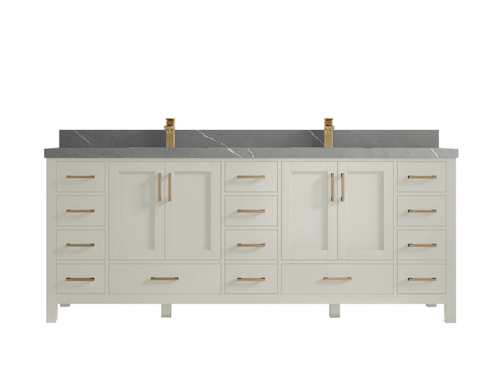 Malibu 84 in. W x 22 in. D Double Sink Bathroom Vanity - photo 33