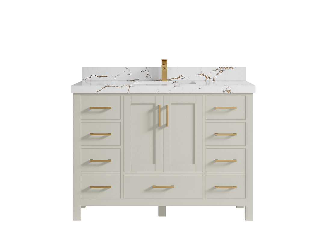 Malibu 48 in. W x 22 in. D Single Sink Bathroom Vanity