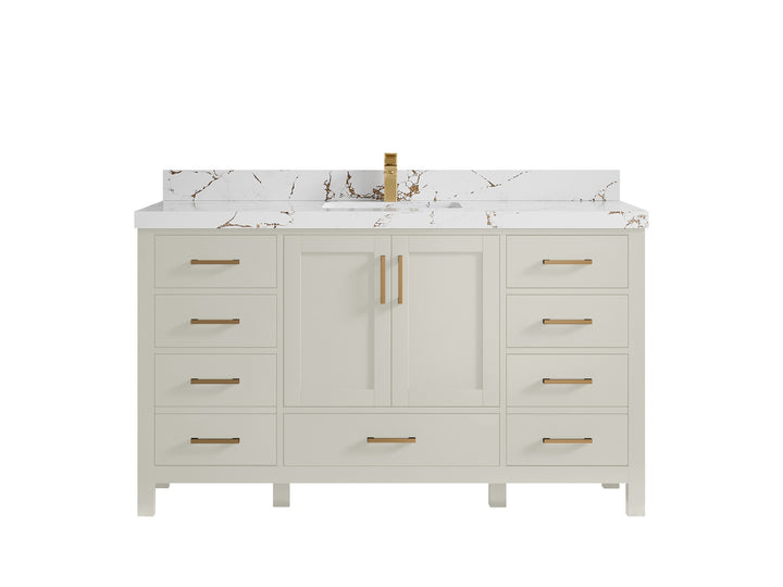 Malibu 60 in. W x 22 in. D Single Sink Bathroom Vanity - photo 35