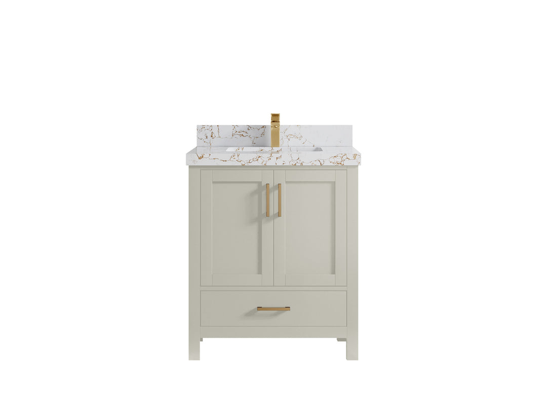 Malibu 30 in. W x 22 in. D Single Sink Bathroom Vanity