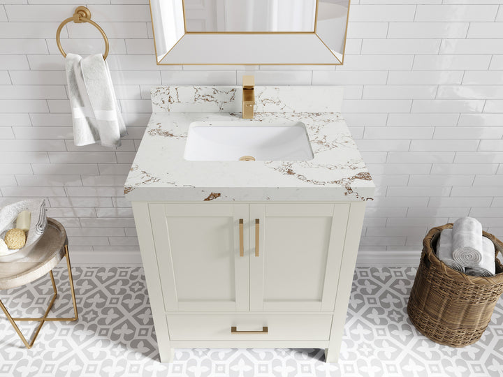 Malibu 30 in. W x 22 in. D Single Sink Bathroom Vanity - photo 36