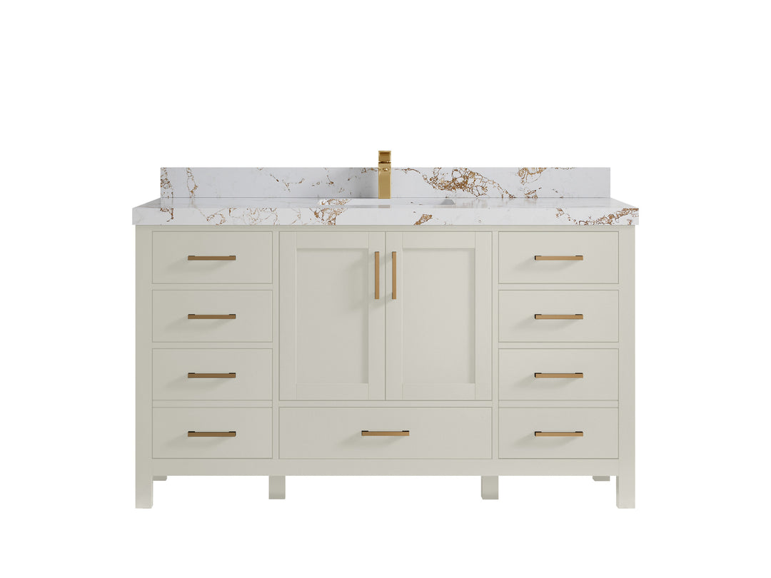 Malibu 60 in. W x 22 in. D Single Sink Bathroom Vanity