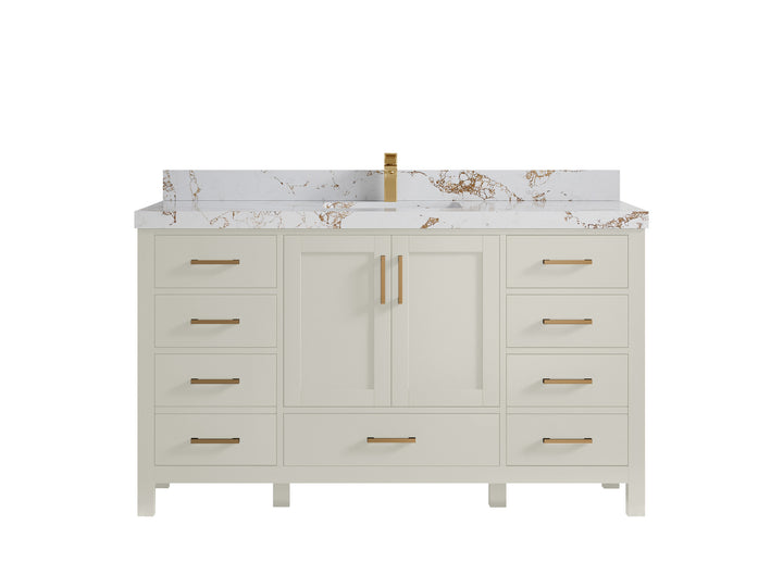 Malibu 60 in. W x 22 in. D Single Sink Bathroom Vanity - photo 37