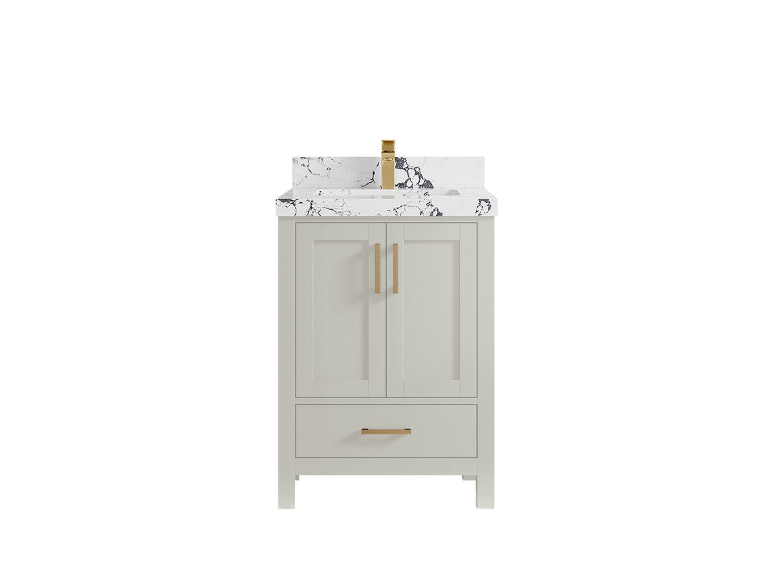 Malibu 24 in. W x 22 in. D Single Sink Bathroom Vanity