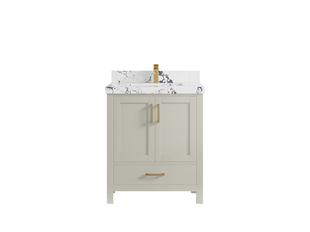 Malibu 30 in. W x 22 in. D Single Sink Bathroom Vanity