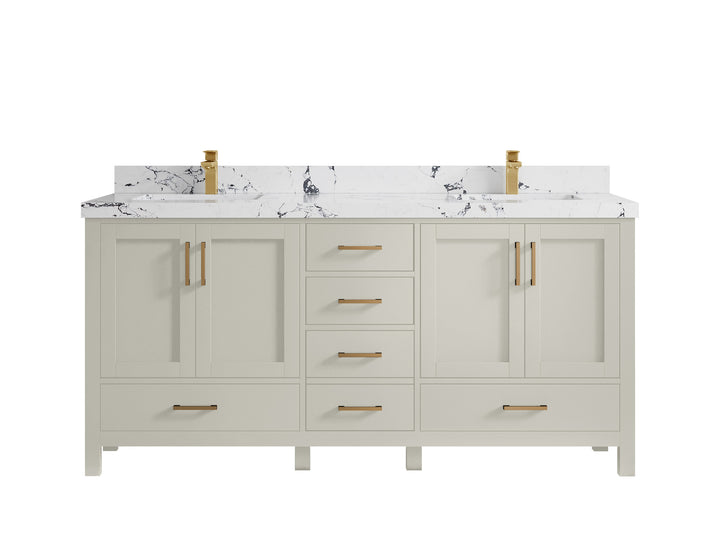 Malibu 72 in. W x 22 in. D Double Sink Bathroom Vanity - photo 39