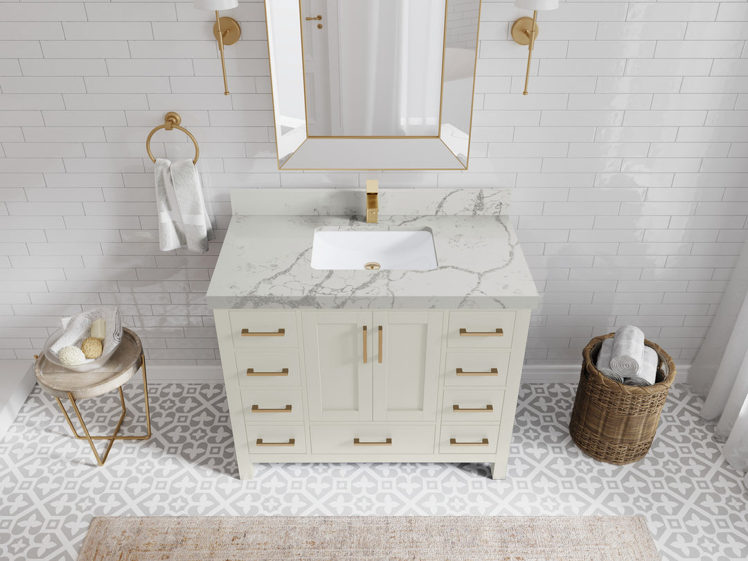 Malibu 42 in. W x 22 in. D Single Sink Bathroom Vanity
