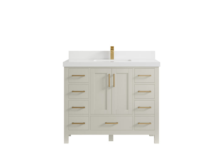 Malibu 42 in. W x 22 in. D Single Sink Bathroom Vanity - photo 41