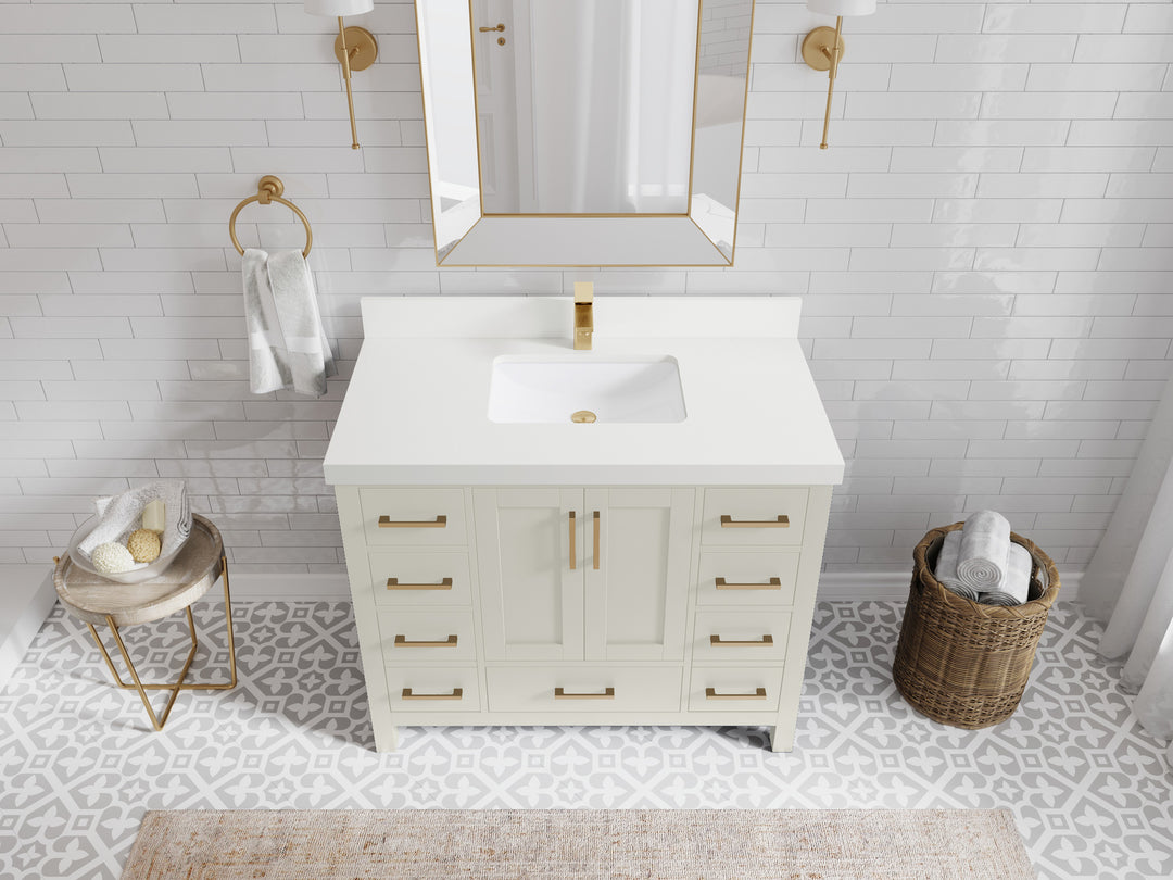 Malibu 42 in. W x 22 in. D Single Sink Bathroom Vanity