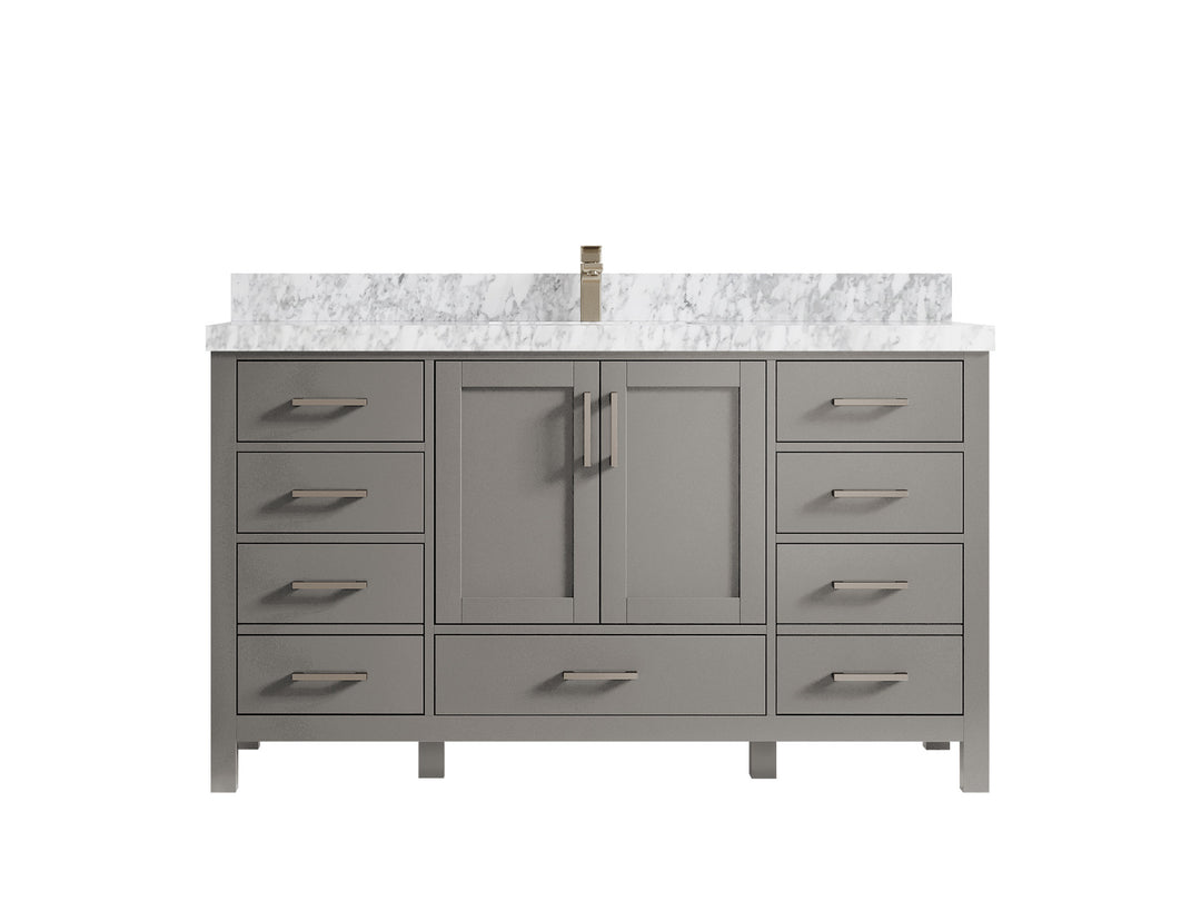 Malibu 60 in. W x 22 in. D Single Sink Bathroom Vanity