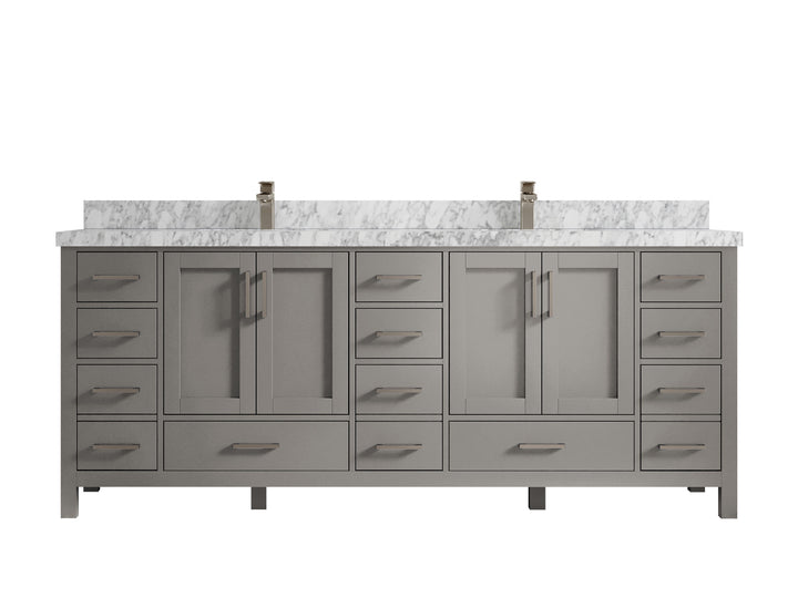 Malibu 84 in. W x 22 in. D Double Sink Bathroom Vanity - photo 11