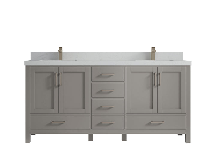 Malibu 72 in. W x 22 in. D Double Sink Bathroom Vanity - photo 13