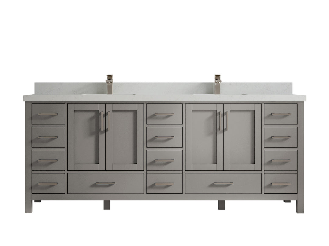 Malibu 84 in. W x 22 in. D Double Sink Bathroom Vanity