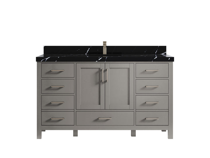 Malibu 60 in. W x 22 in. D Single Sink Bathroom Vanity - photo 9