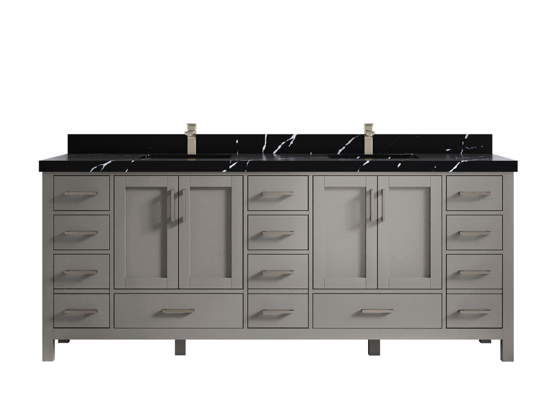 Malibu 84 in. W x 22 in. D Double Sink Bathroom Vanity