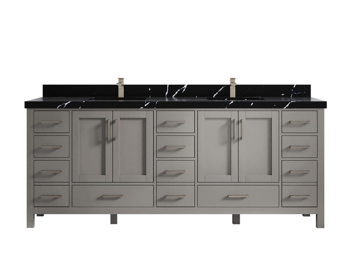 Malibu 84 in. W x 22 in. D Double Sink Bathroom Vanity - photo 9