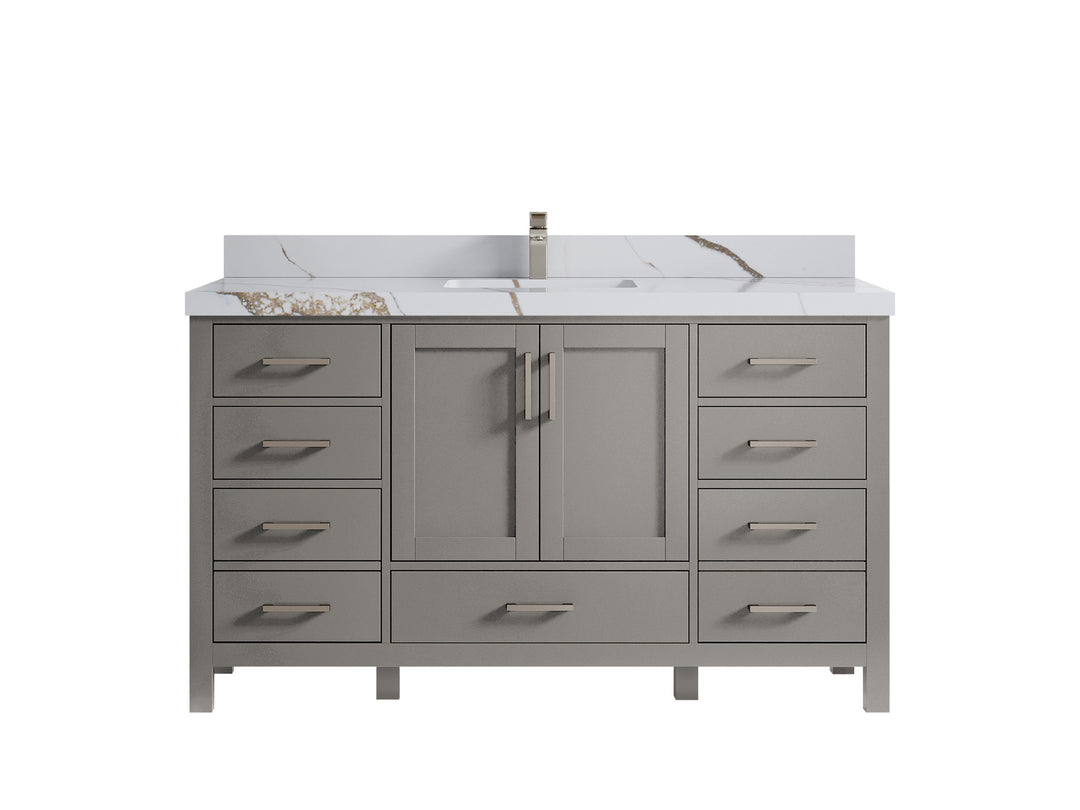 Malibu 60 in. W x 22 in. D Single Sink Bathroom Vanity
