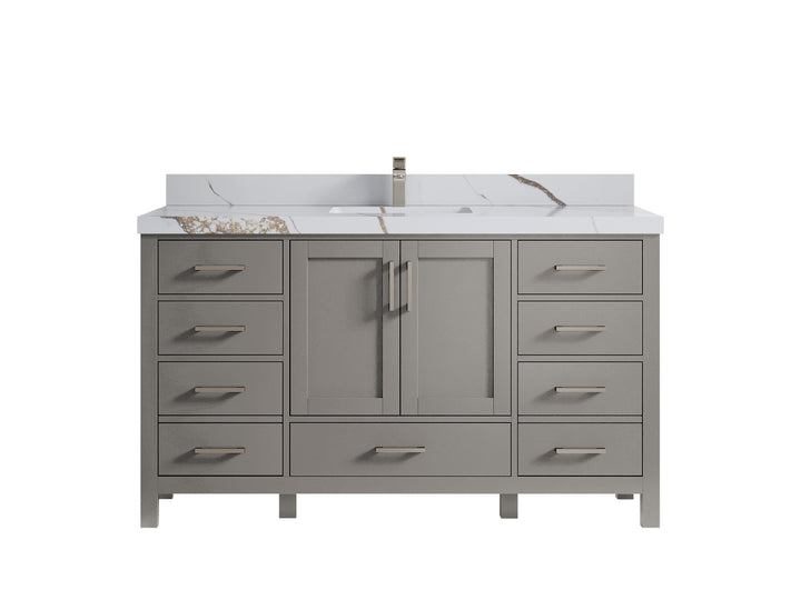 Malibu 60 in. W x 22 in. D Single Sink Bathroom Vanity - photo 15